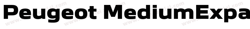 Peugeot MediumExpanded字体转换